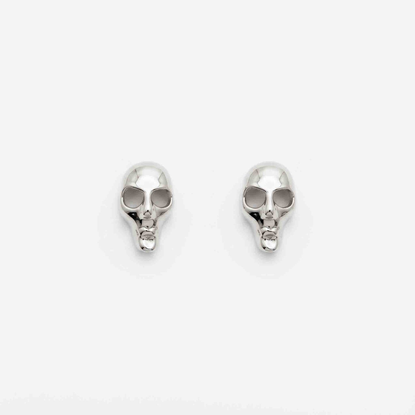 Silver Skull Earring