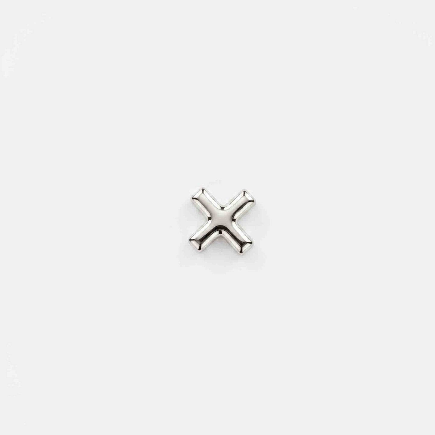 Silver Cross Nose pin