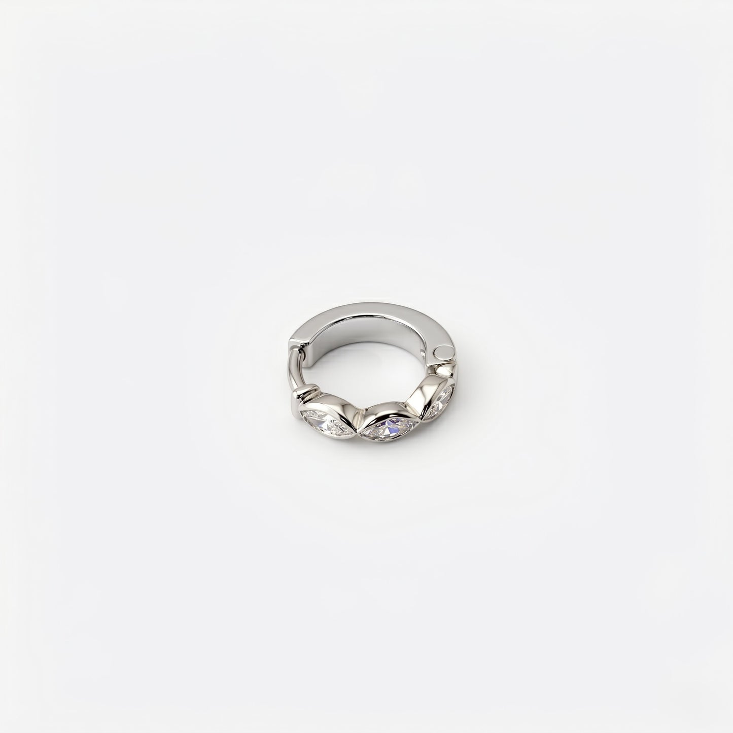 Silver Valli Nose Ring