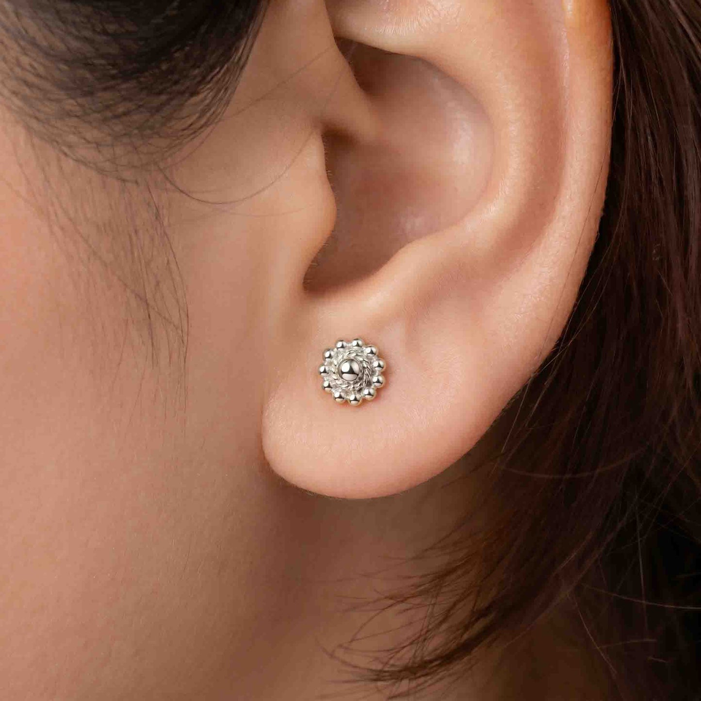 Silver Medha Earring