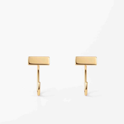 Silver Bar Earring