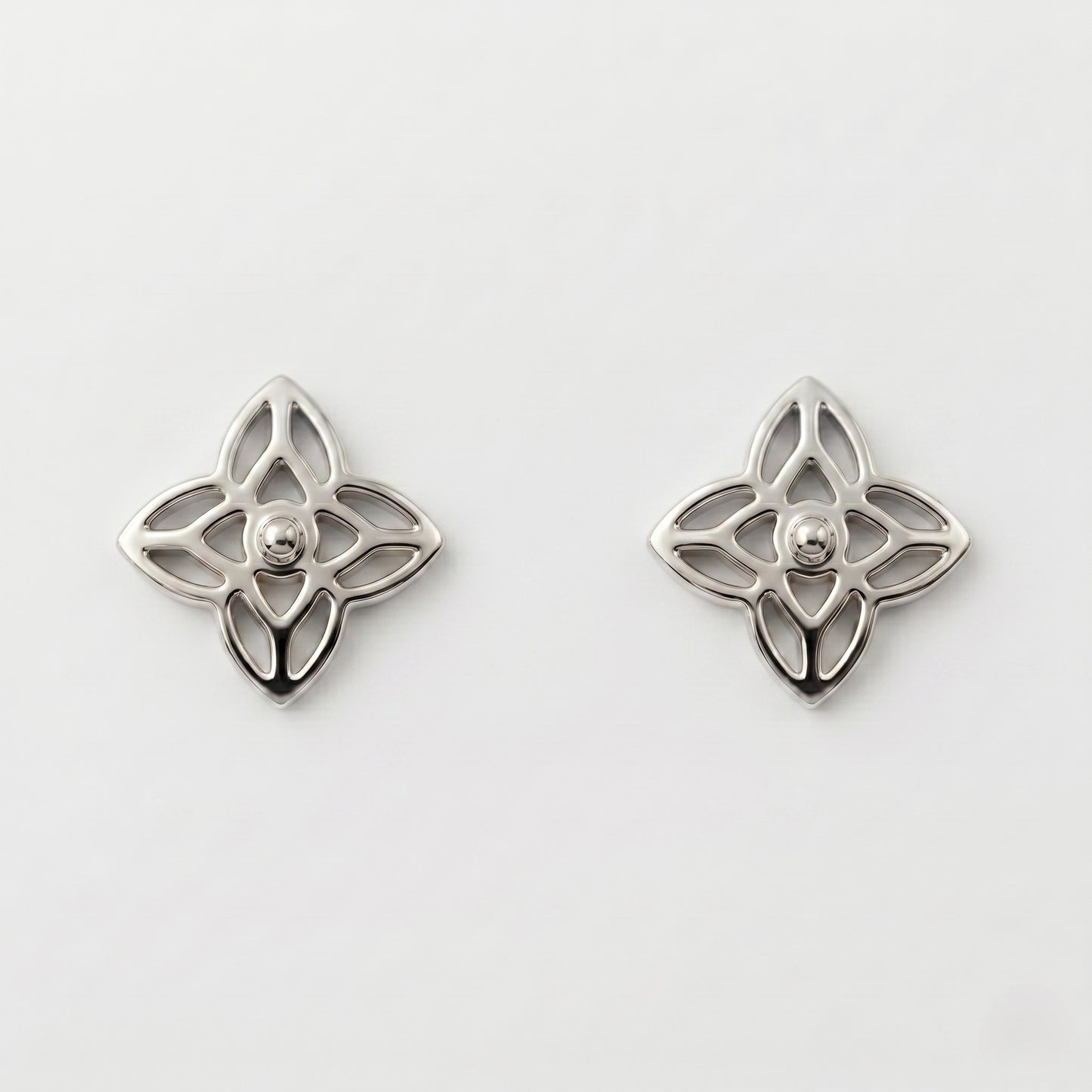 Silver Maurya Earring