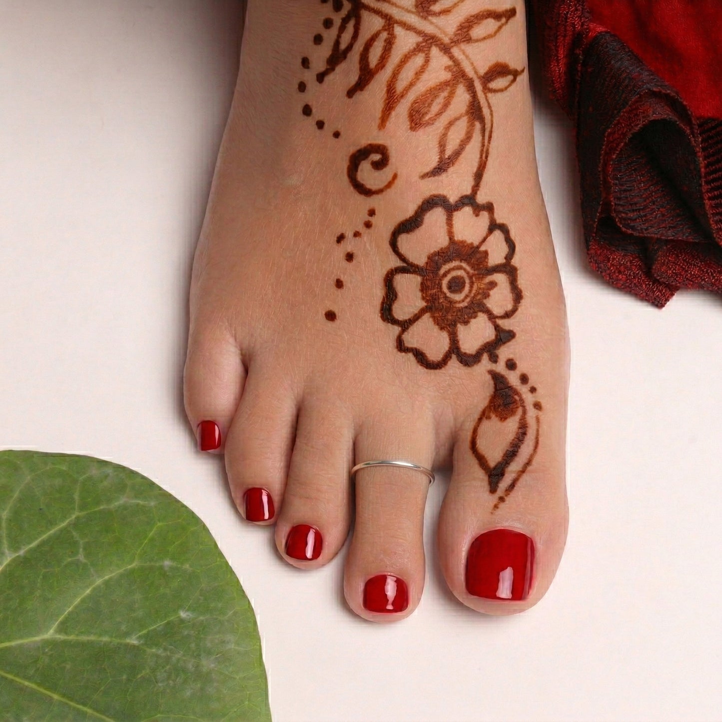 Silver Toe Ring Wire Design