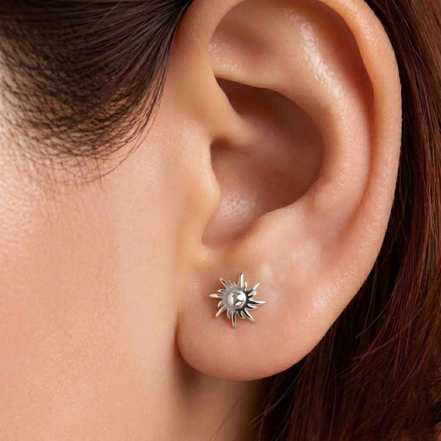 Sun Studs 925 Silver