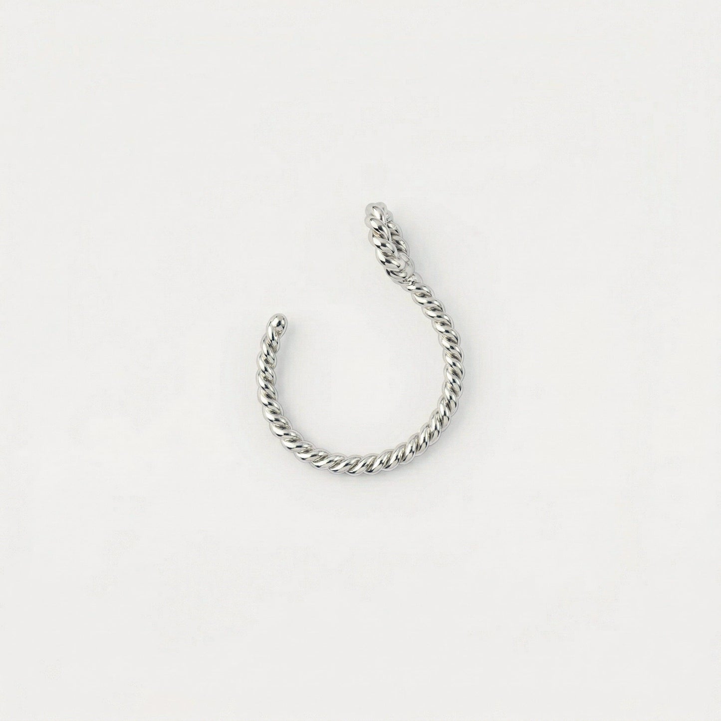 Single Twisted Line Clipon Nosering