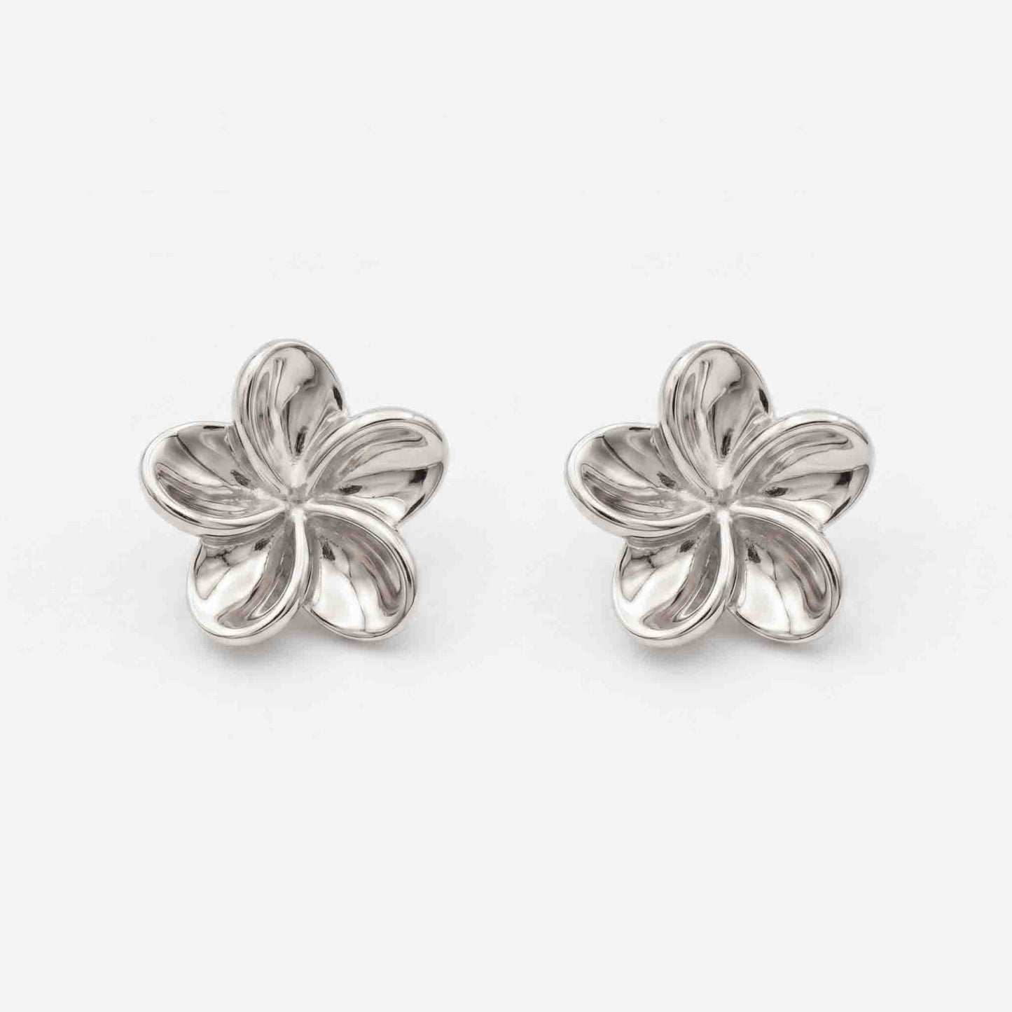 Silver Mogra Earring