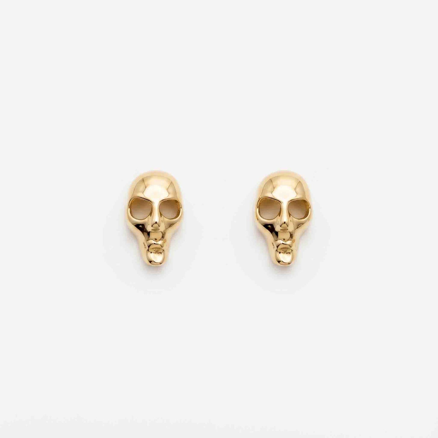 Silver Skull Earring
