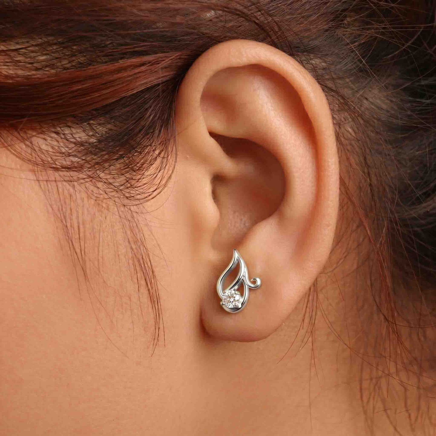 Silver Lata Earring
