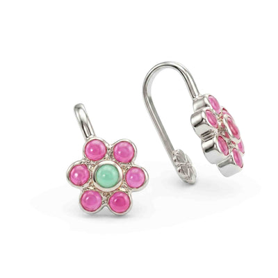 Silver 7 Kemp Stone Clip-on Nose pIn