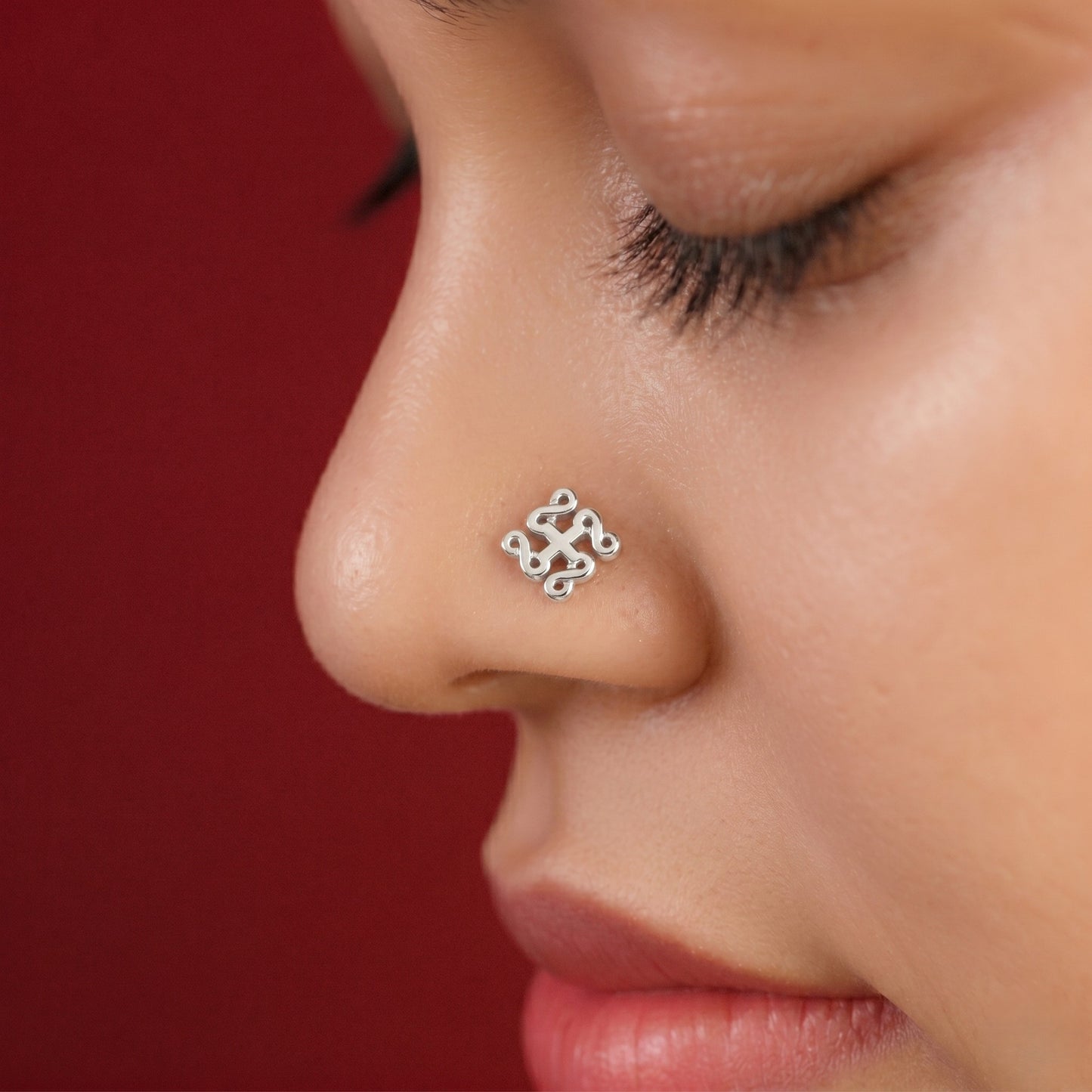 Silver Vastu Nosepin