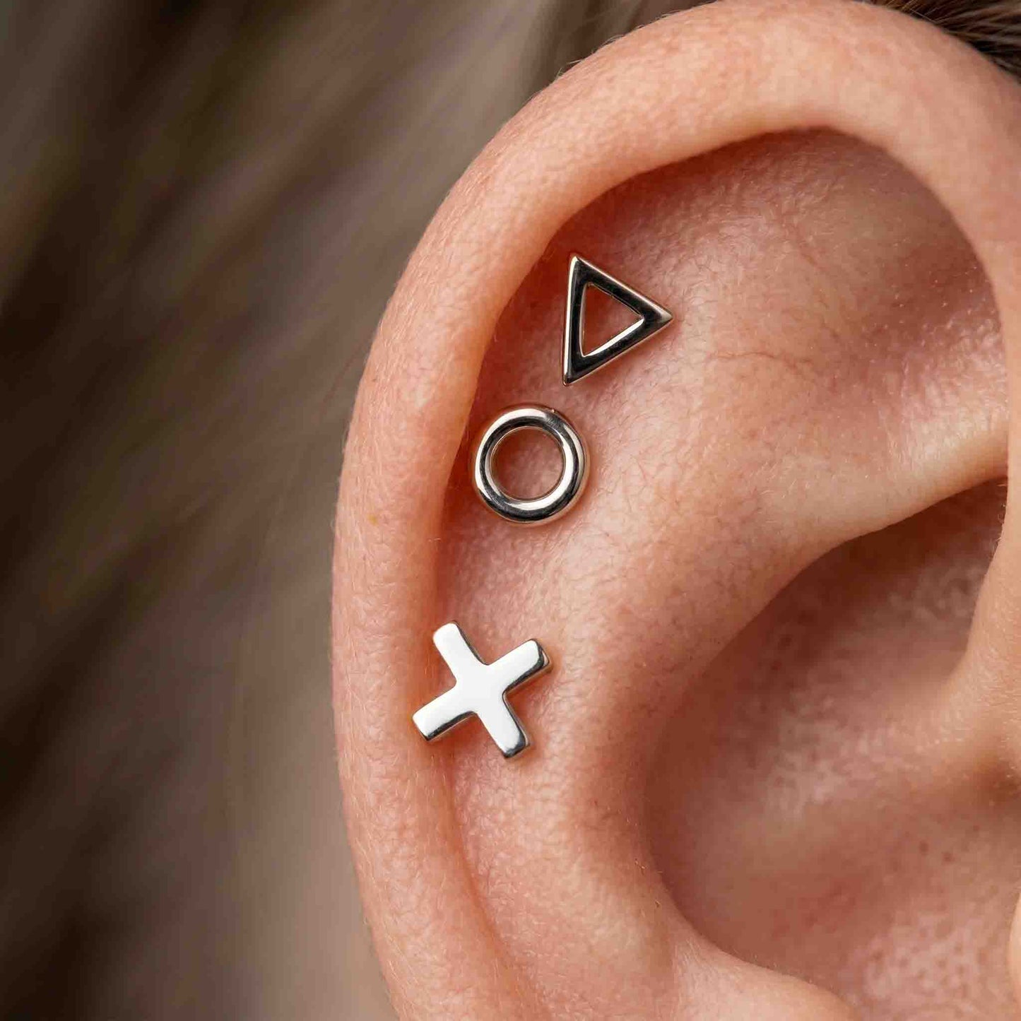 Squid Shape Helix Stud Set