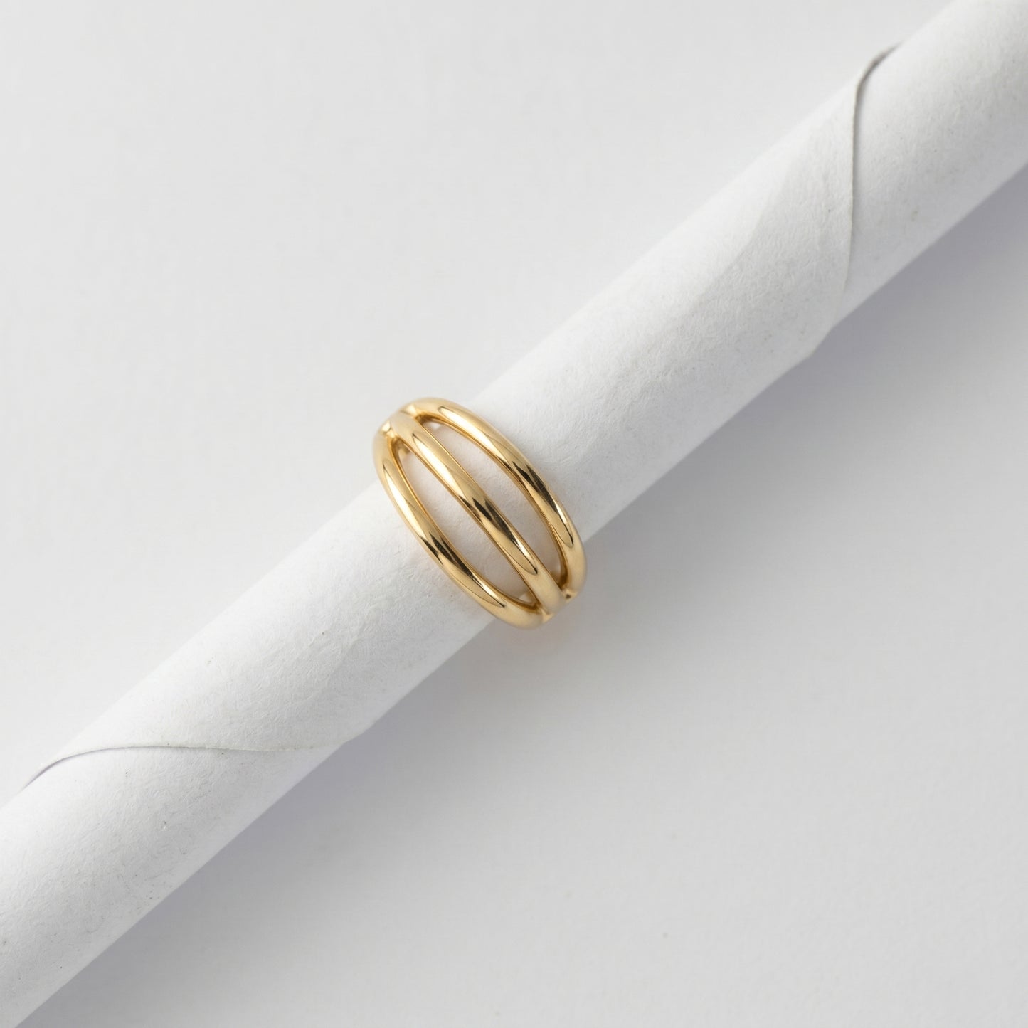 Silver Triple Line hoop Nosering
