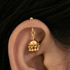 Silver Bugadi Charm Jhumka