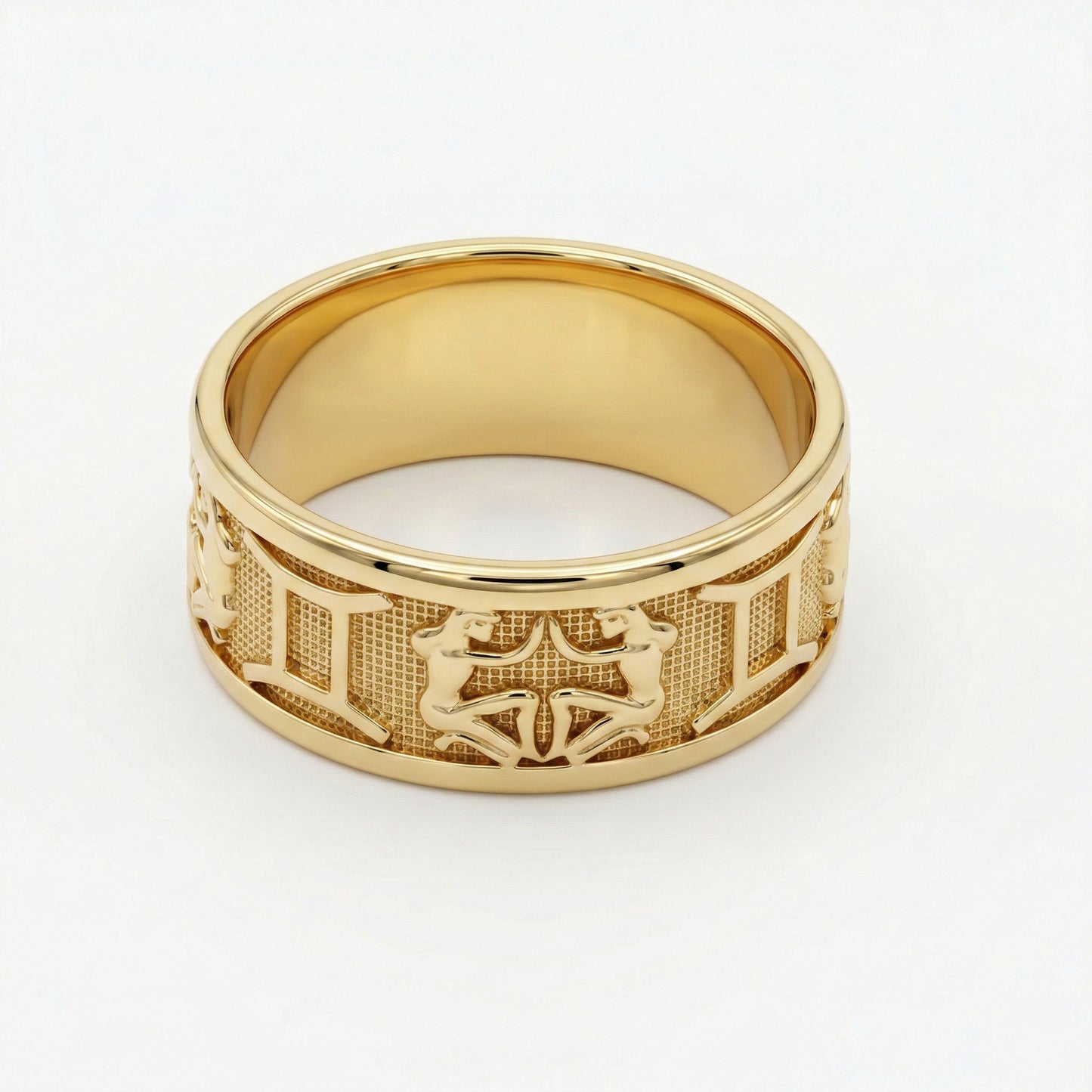 Silver Gemini Ring