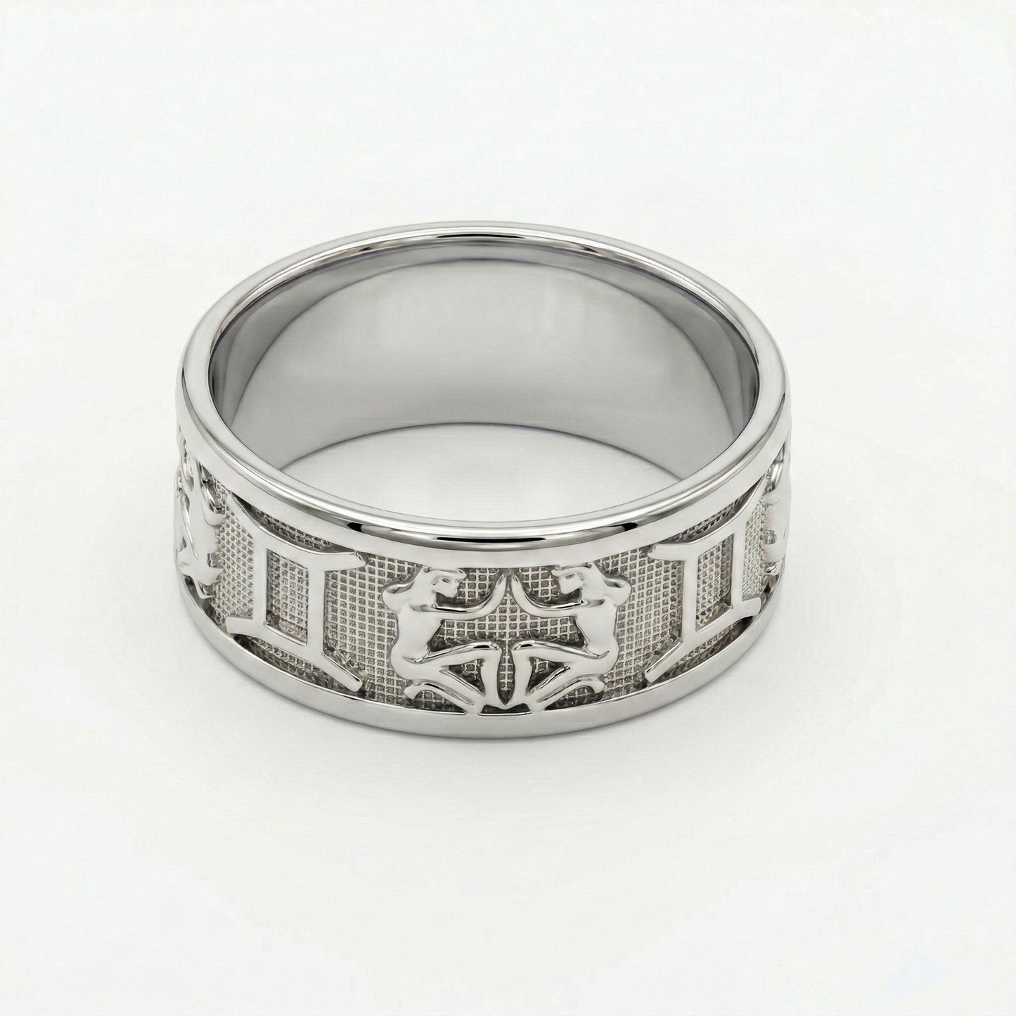 Silver Gemini Ring