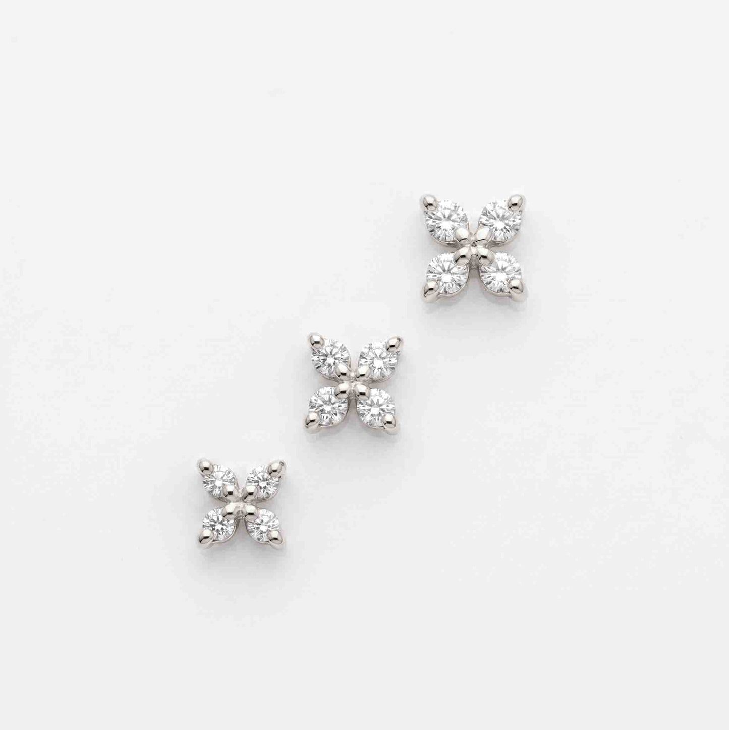 Silver Moondru Malar (set of 3)