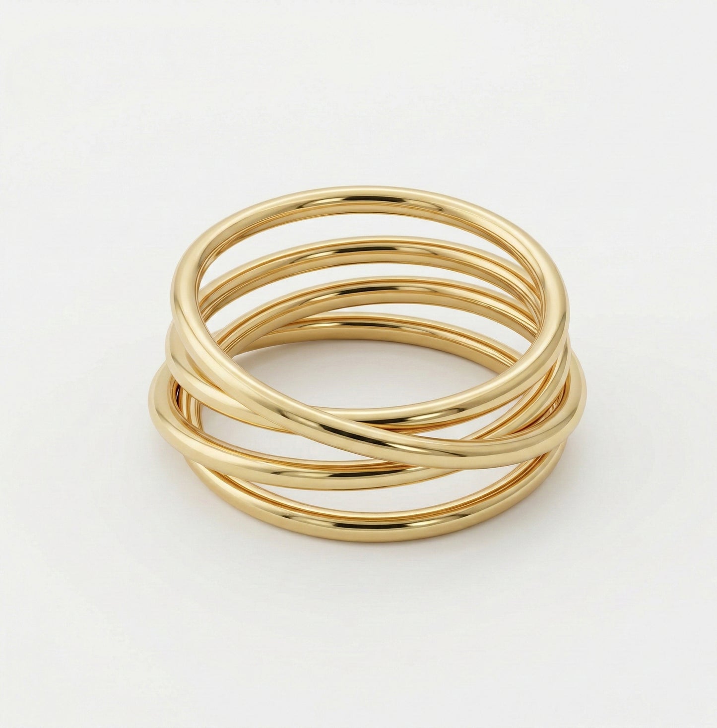 Silver Infinity Flow Ring