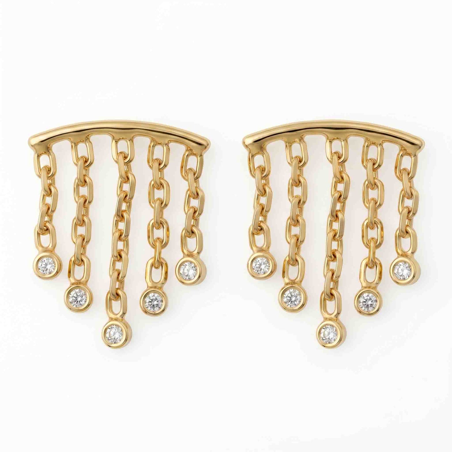 Silver Larika Drop Earring