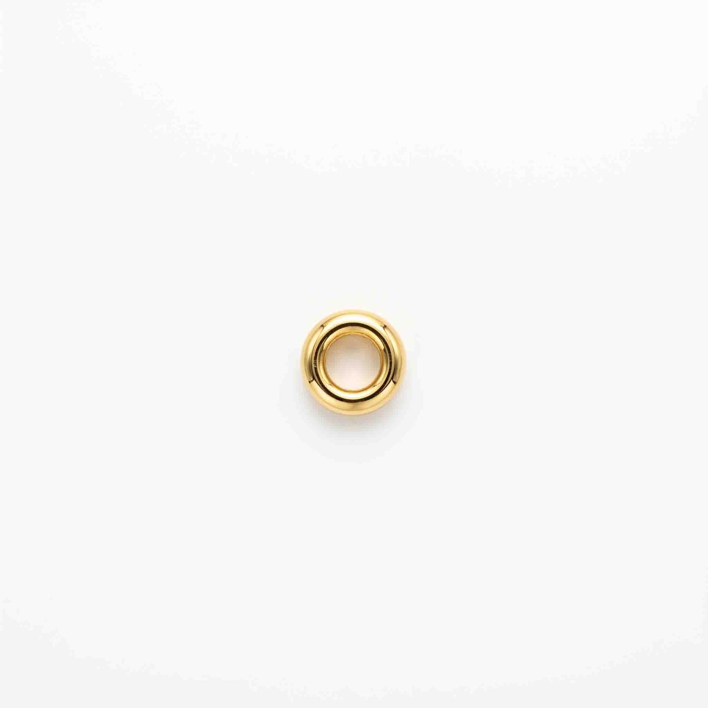 Silver Hollow Circle Nose pin