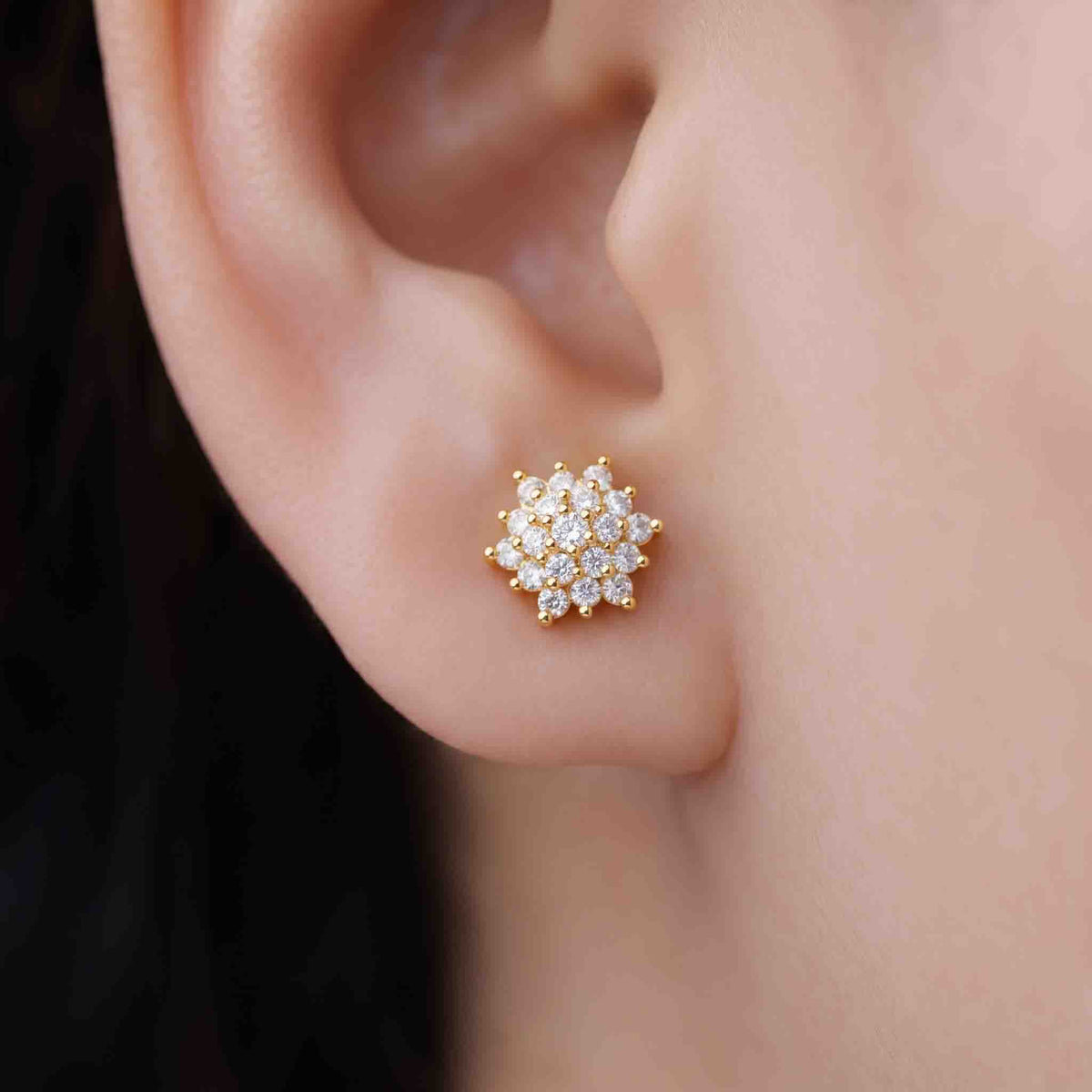 Silver Nakshatra Earring
