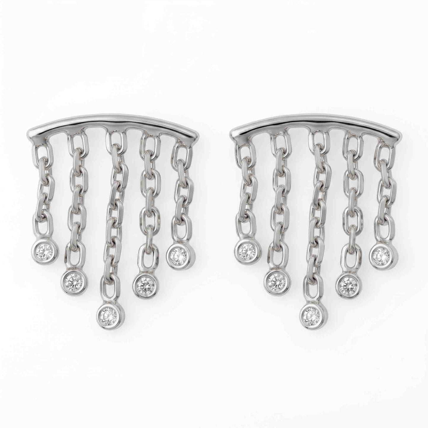 Silver Larika Drop Earring