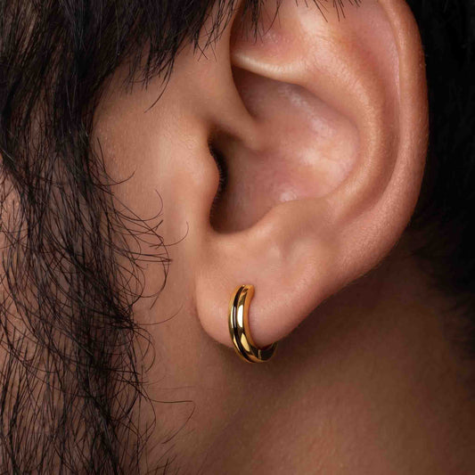 Silver Darkline Earring