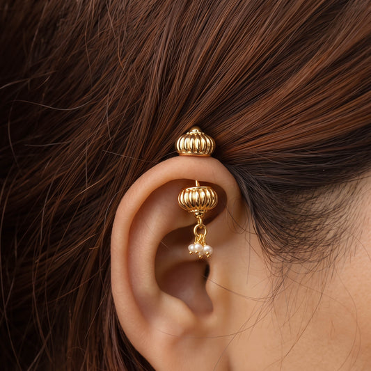 Silver Mukta Kalash Bugadi With Pearls