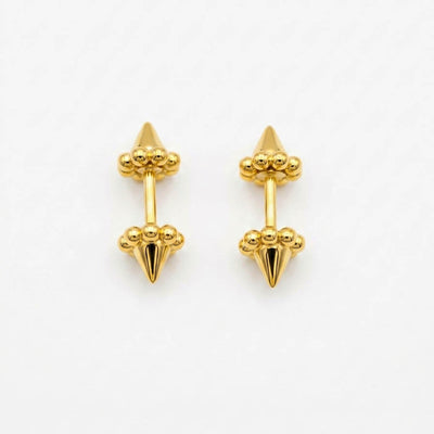 Silver Beaded Cone Bugadi