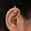 Silver Bugadi 5 Marquis 4 Bead Top Diamond Design