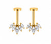 Silver Bugadi 5 Marquise Msb2 Flat Top Diamond Design (small version)