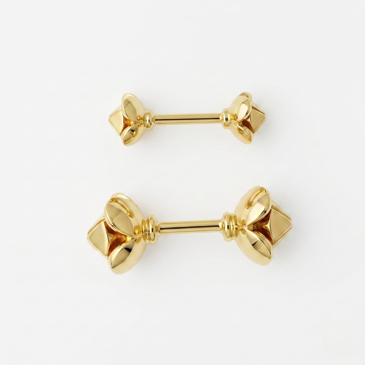 Silver Bugadi Lavang Dual Gold Design