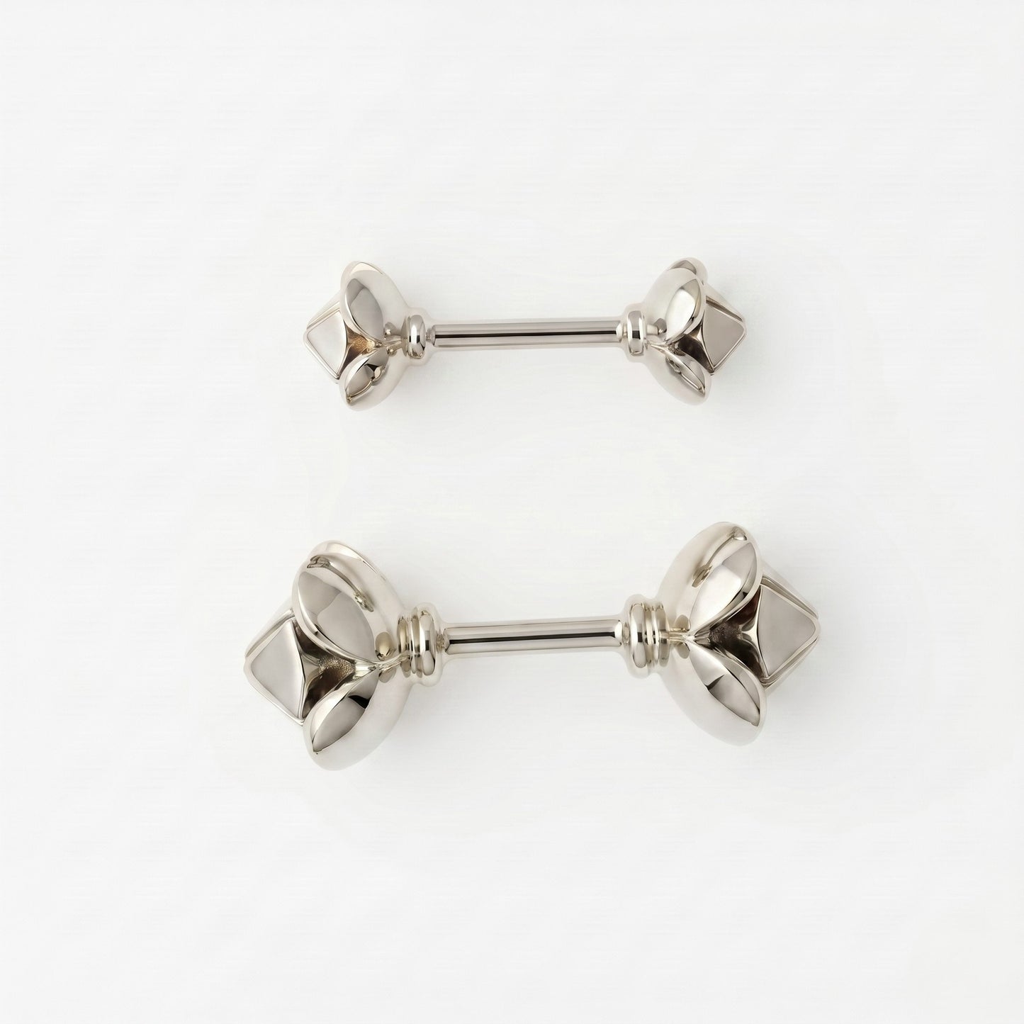 Silver Bugadi Lavang Dual Gold Design