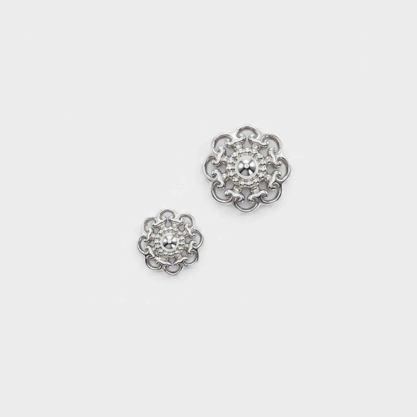 Silver Nishka  Nose pin