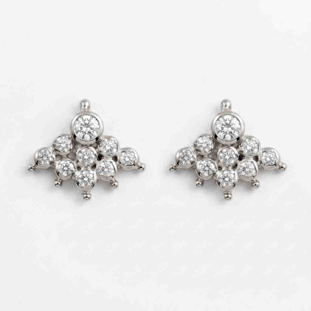 9 Stone  Traditional Earring