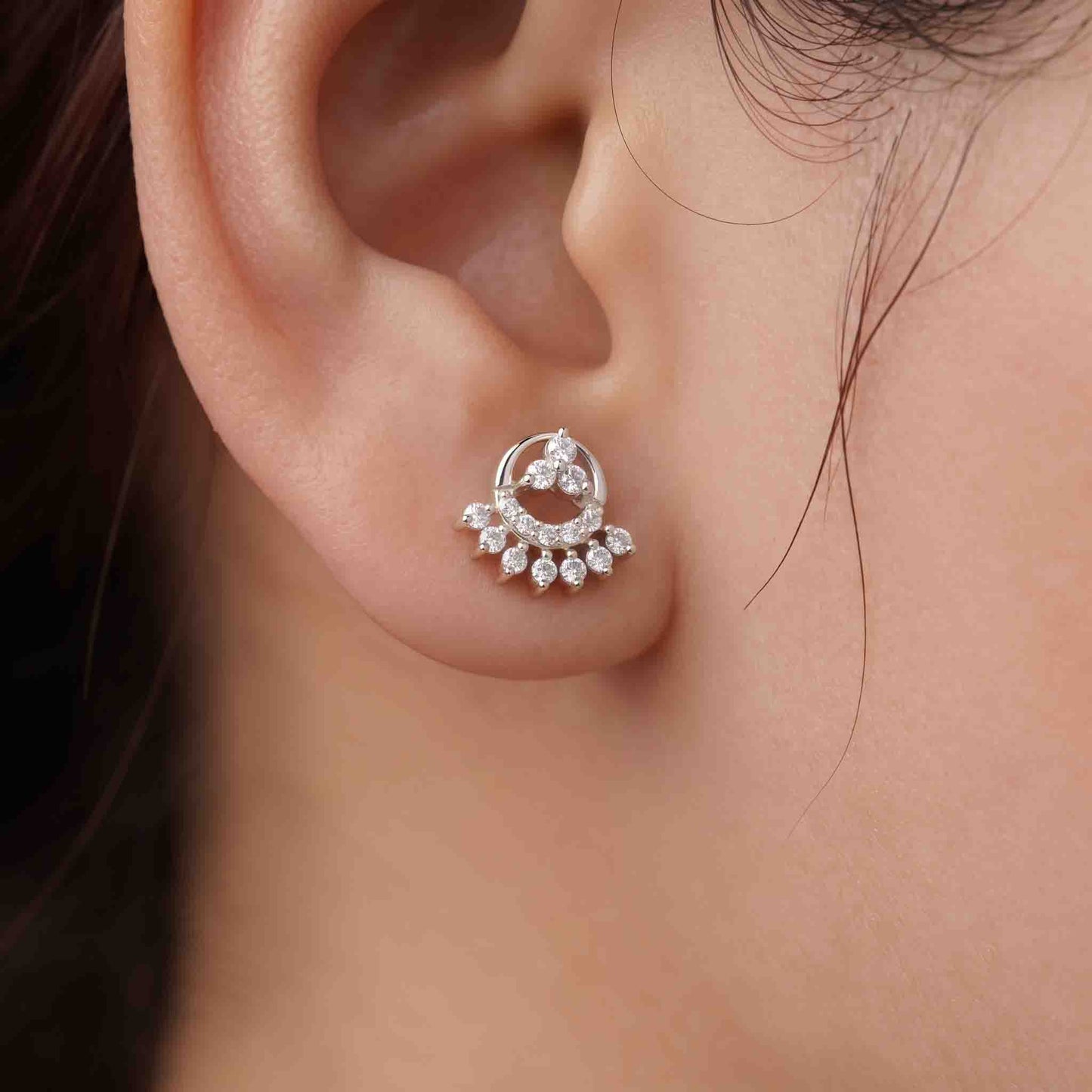 Silver Gitanjali Earring