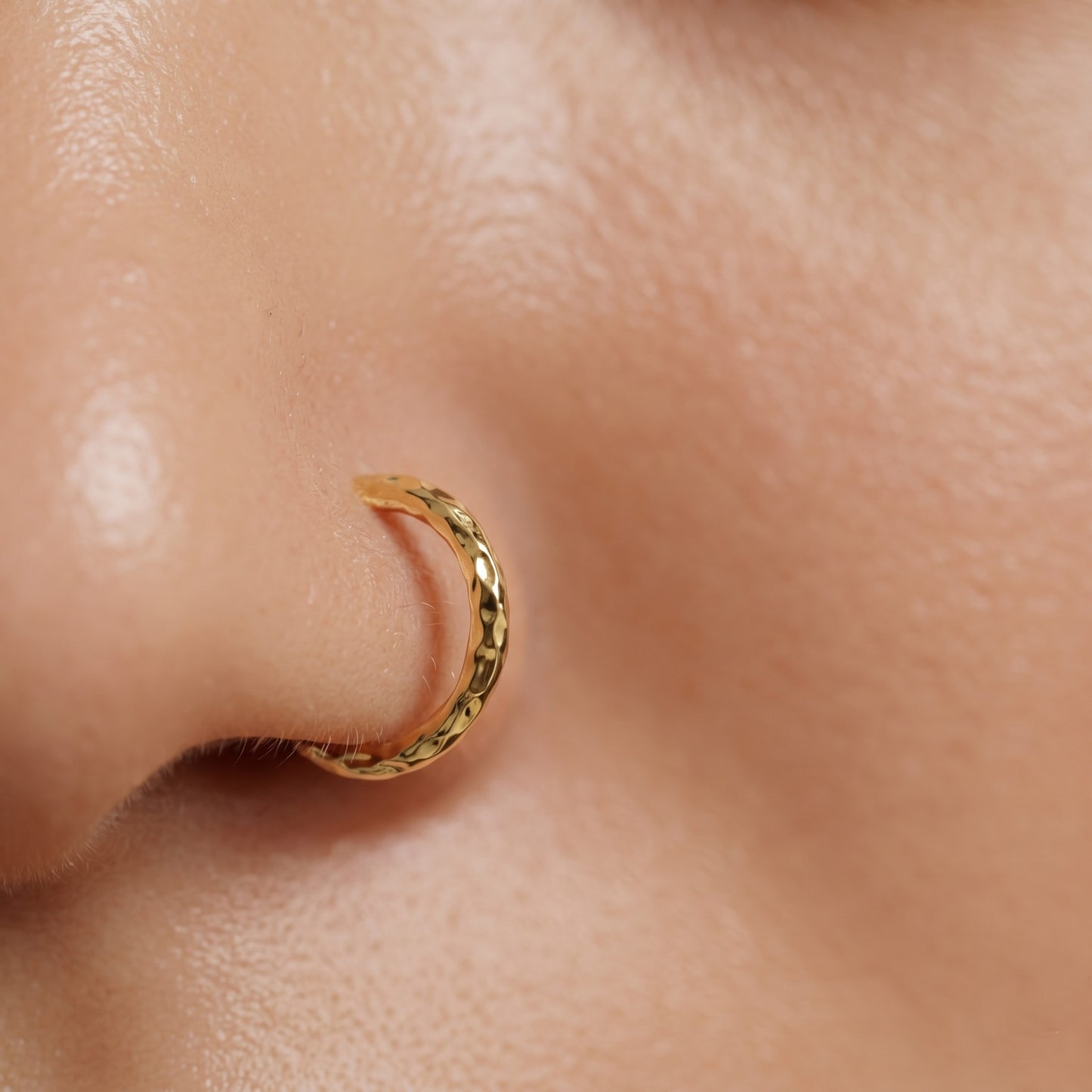 Hammered Nose ring