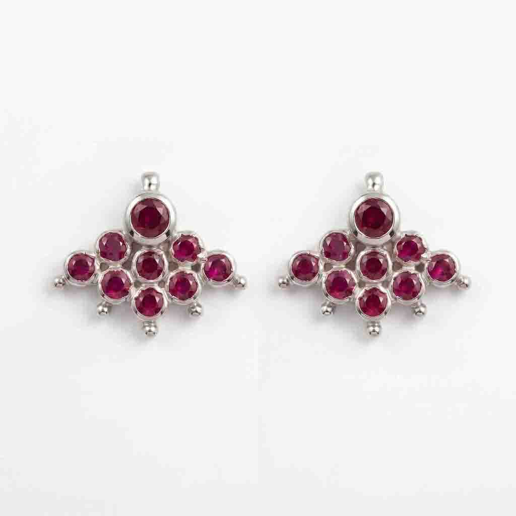9 Stone  Traditional Earring