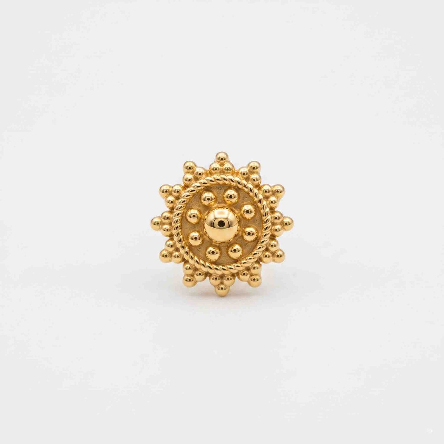 Silver Nishka Nose pin