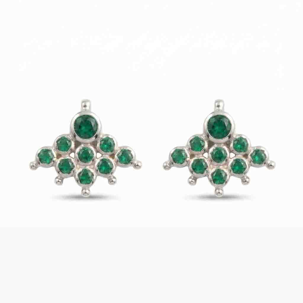 9 Stone  Traditional Earring