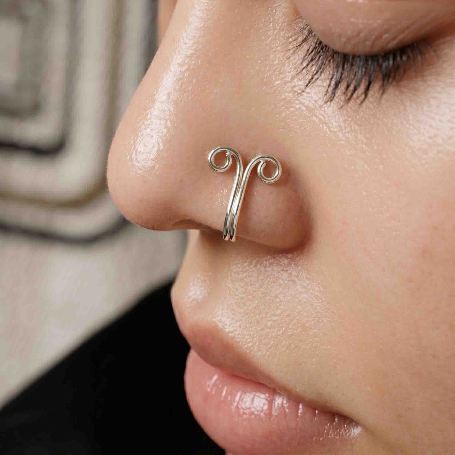 Silver Indu Clip-on NosepIn