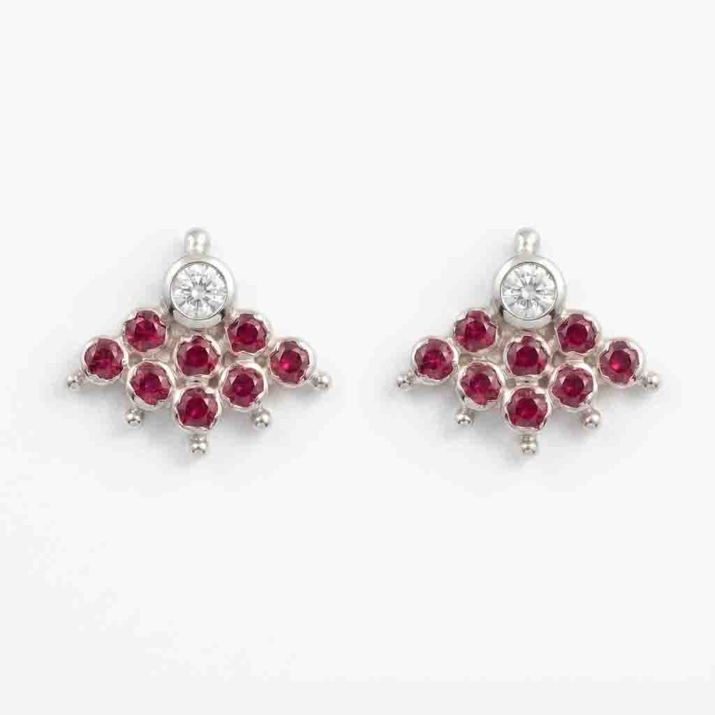 9 Stone  Earring