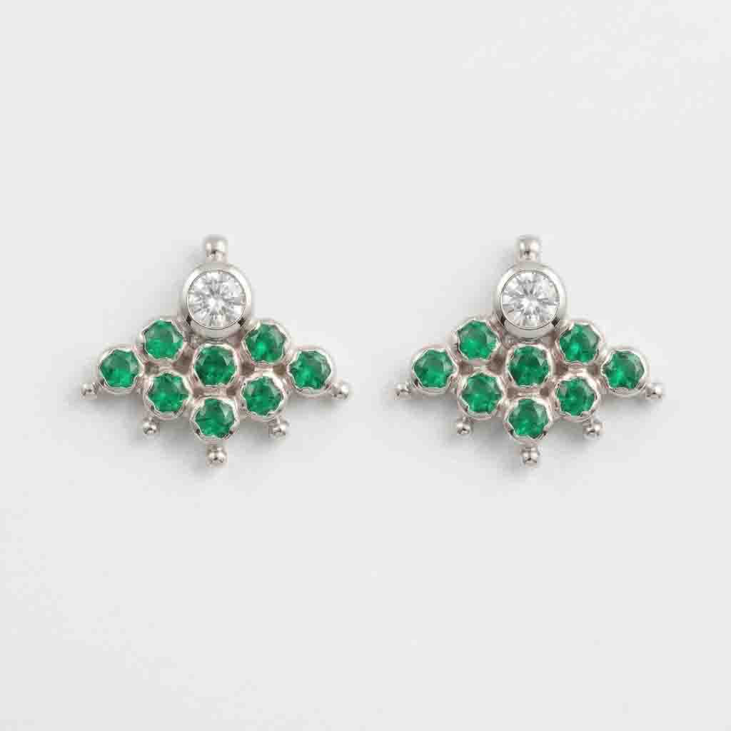 9 Stone  Earring