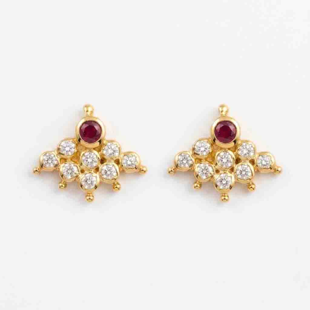 9 Stone  Earring