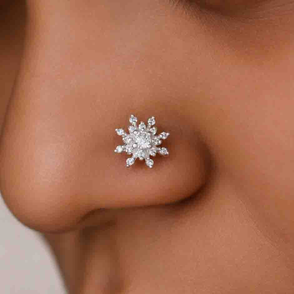 Silver Astra Nose pin