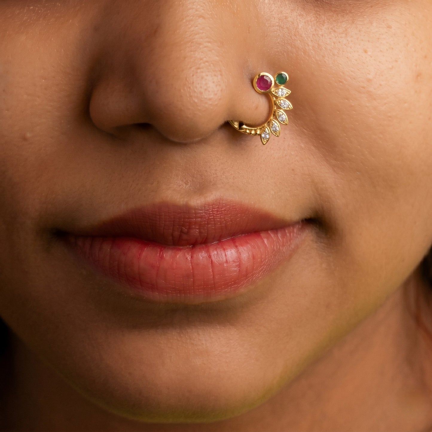 Silver Vaidehi Nose Ring