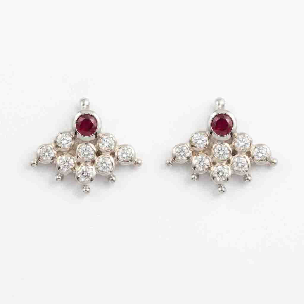 9 Stone  Earring