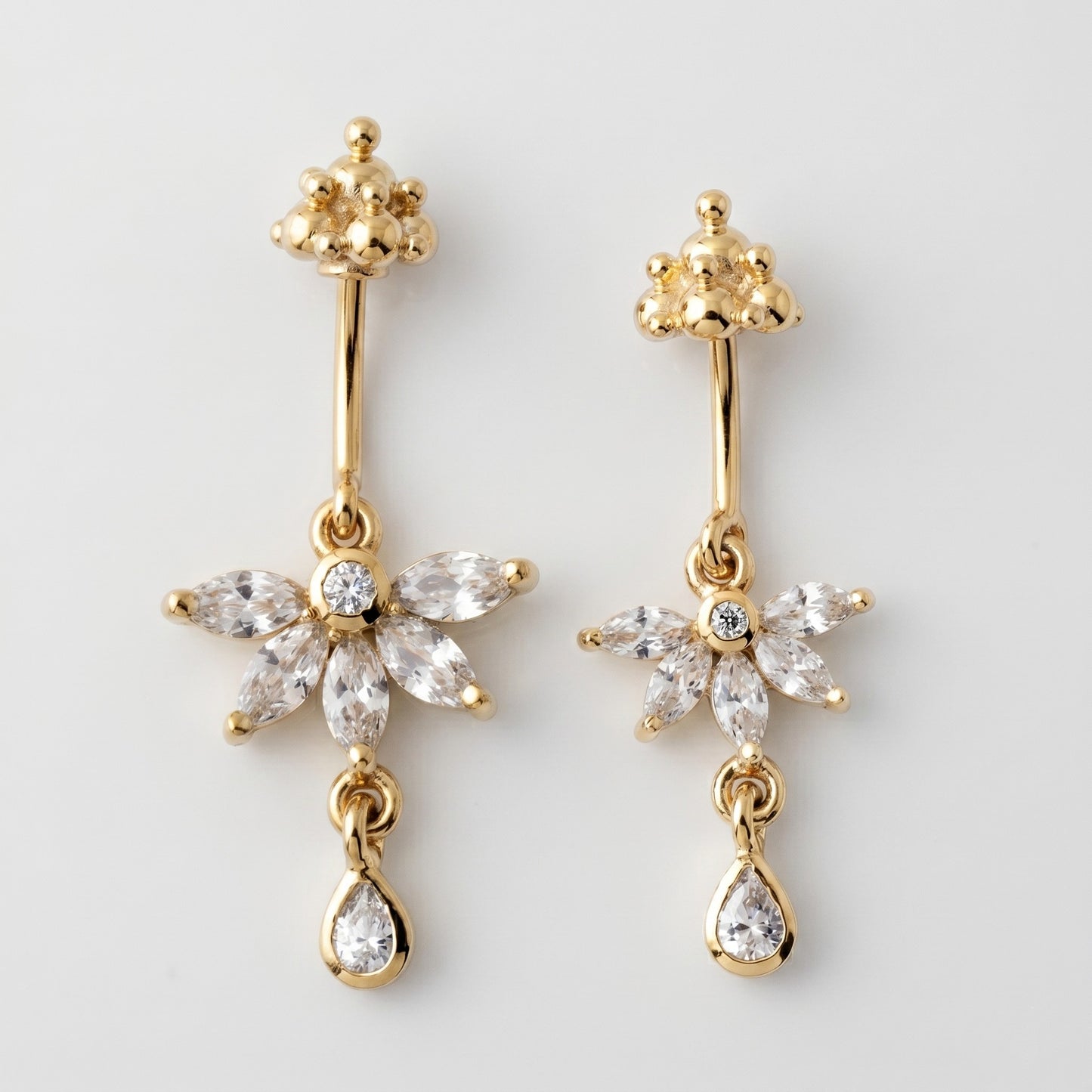 5 Marquise Hanging Bugadi with Drop