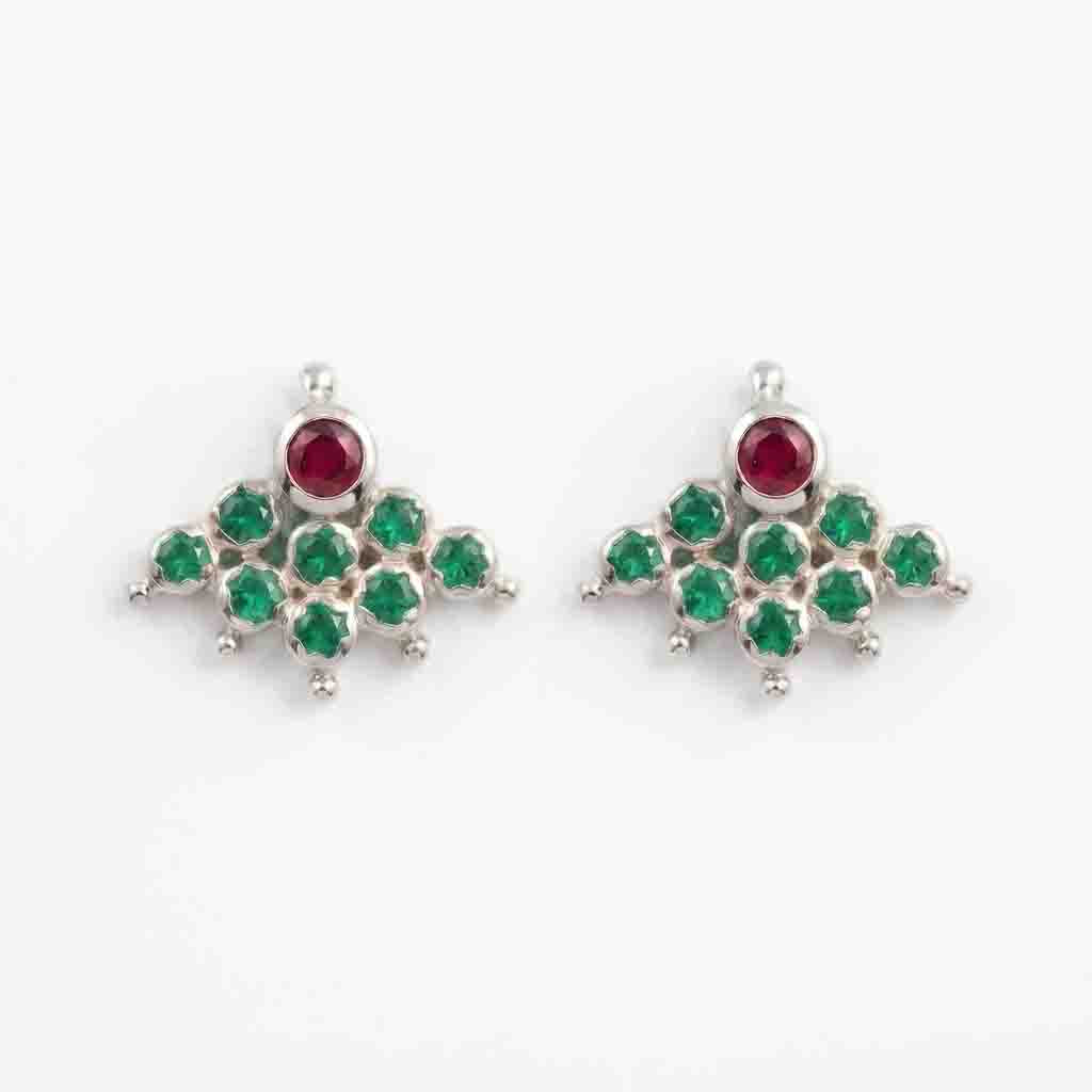 9 Stone  Earring