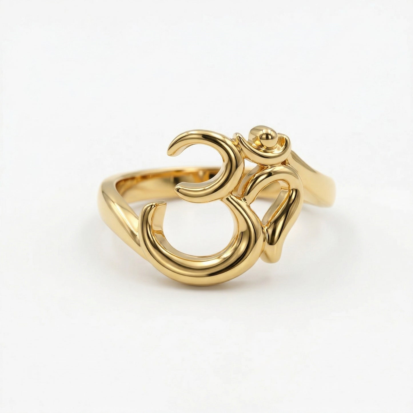 Silver Om Ring