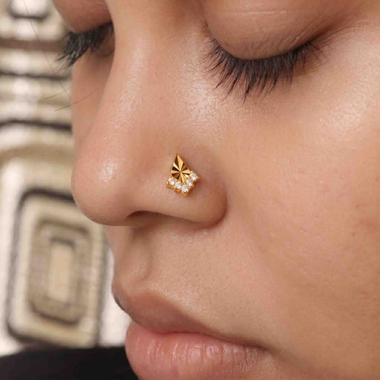Silver Tej Nose pin